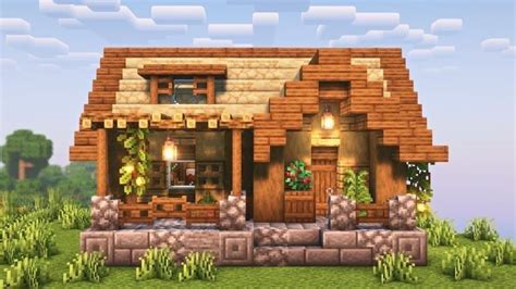 ᴍɪɴᴇᴄʀᴀғᴛ ʜᴏᴜsᴇ ★ | Easy minecraft houses, Minecraft starter house ...