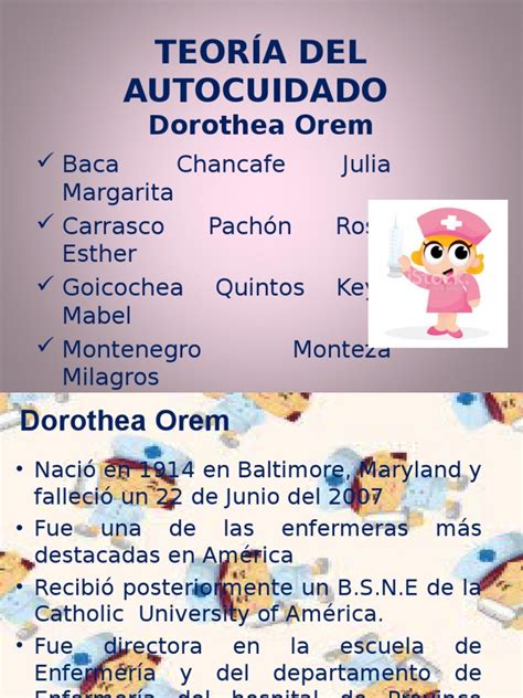 Teoría de Dorothea Orem | Medicina | Medicina CLINICA | Free 30-day Trial | Scribd