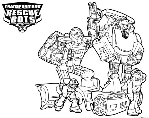 Rescue Bots Bumblebee Coloring Pages Printable Coloring Pages