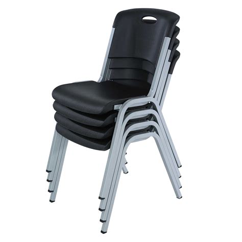 Lifetime Stacking Chair - 4 Pk (Commercial), 480310 - Walmart.com