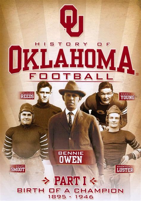 *Request* History of Oklahoma Football Collection Poster : r/PlexPosters