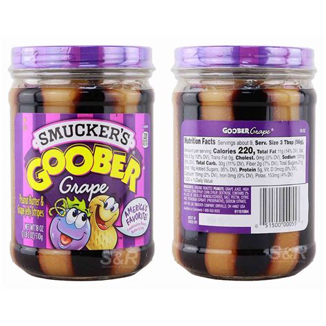 Smucker’s Goober Grape Peanut Butter 510g