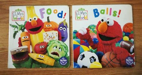 Sesame Street Elmo's World Books Lot 2 | Mercari Sesame Street Books, Elmo World, Wiggles ...