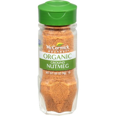 McCormick Gourmet Organic Ground Nutmeg, 1.81 oz - Walmart.com ...