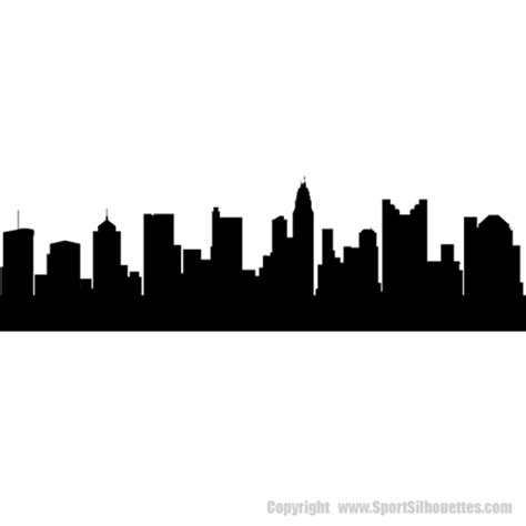 Columbus, Ohio SKYLINE DECALS (Wall Decor) Sports Teams