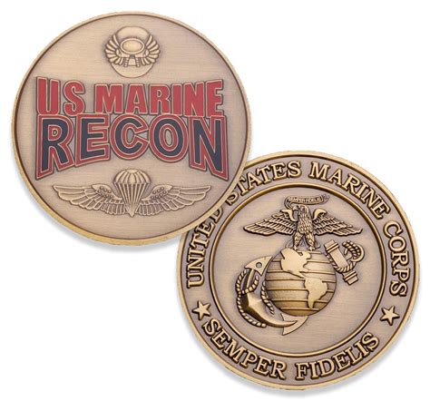 Buy Marine Corps Recon Challenge Coin - USMC Force Reconnaissance Coin ...