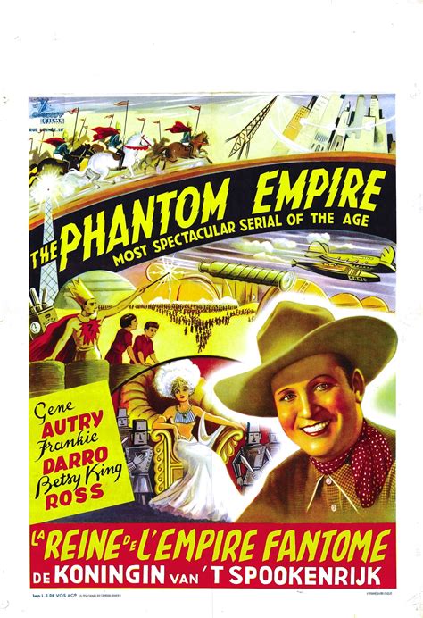 "The Phantom Empire" poster Original Movie Posters, Film Posters, Run Today, Sci Fi Films ...