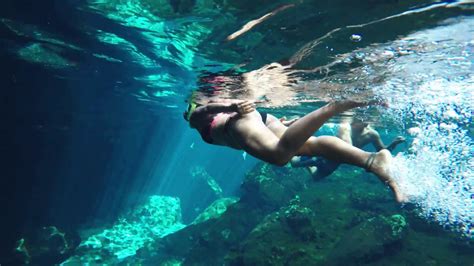 Snorkeling in the Grand Cenote | Tulum | Mexico - YouTube