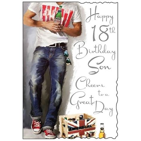 18th Birthday Son Card - You're 18 Son: Amazon.co.uk: Office Products