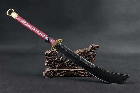 High Quality Chinese long Handle Fighting Broadsword DaDao Sword Katana Sharpened High Manganese ...