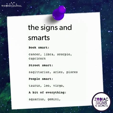 The Signs And Smarts - https://themindsjournal.com/the-signs-and-smarts/ | Zodiac signs aquarius ...