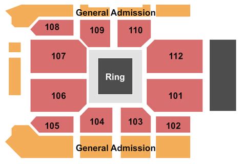 Wind Creek Event Center - Boxing 2 Seating Chart | Cheapo Ticketing