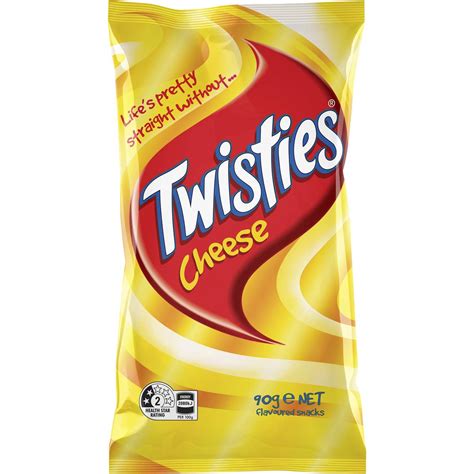 Twisties Cheese Snacks 90g | Woolworths