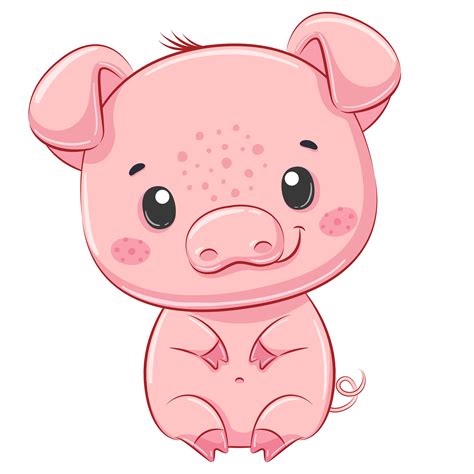 Cute Pig Clipart PNG JPG EPS Piggy Clipart Farm Animal | Etsy | Cute pigs, Pig clipart, Kawaii pig