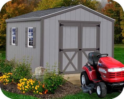 Elm 10×12 Wood Storage Shed Kit – ALL Pre-Cut – Leather Store World