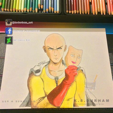 Saitama from One Punch Man fan art by GZ-Iconic-Ent on DeviantArt