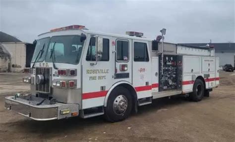 Roseville (MI) Fire Department Auctioning Off 1997 Sutphen Fire Truck