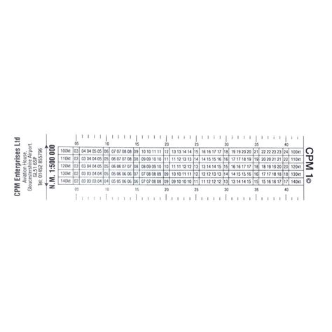 CPM-1 Ground Speed Calculator for calculating aviation ETA's