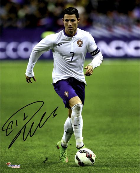 Authentic Autographed Soccer Photos - Christiano Ronaldo Portugal ...