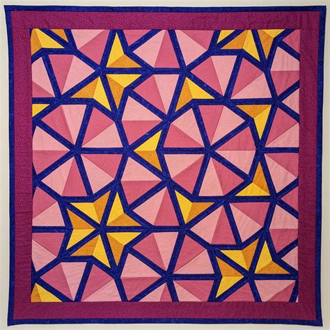 Penrose tiling quilt