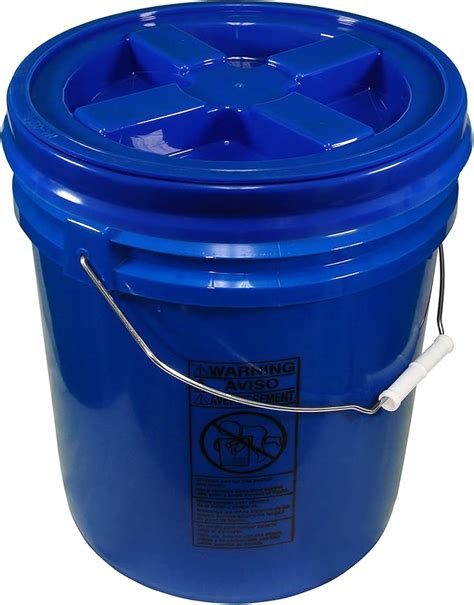 Amazon.com: Bucket Kit, One Blue 5 Gallon 90 mil Bucket with Blue Gamma ...