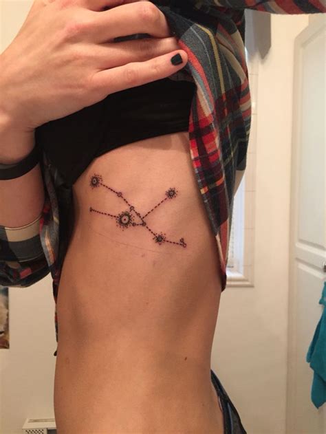 My Taurus constellation tattoo #taurus # constellation #tattoo #ribs ...