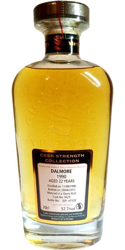 Dalmore 1990 SV - Ratings and reviews - Whiskybase