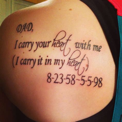 "I carry your heart" memorial tattoo 😍 | Finger tattoo designs, Remembrance tattoos, Tattoos for ...