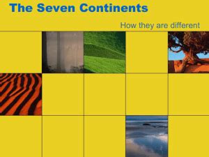 Introduction to the 7 Continents