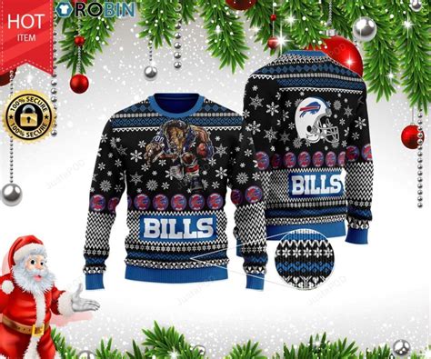 Buffalo Bills Football Christmas Ugly Sweater - REVER LAVIE