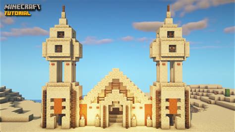 Minecraft: How To Build A Desert Temple | Tutorial - YouTube