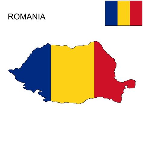 Romania Flag Map and Meaning | Mappr