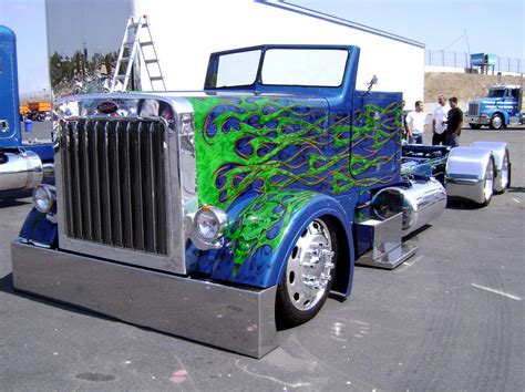 wild custom lowrider Peterbilt by Partywave on DeviantArt