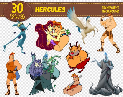 Hercules Clipart Hercules characters Hercules png | Etsy