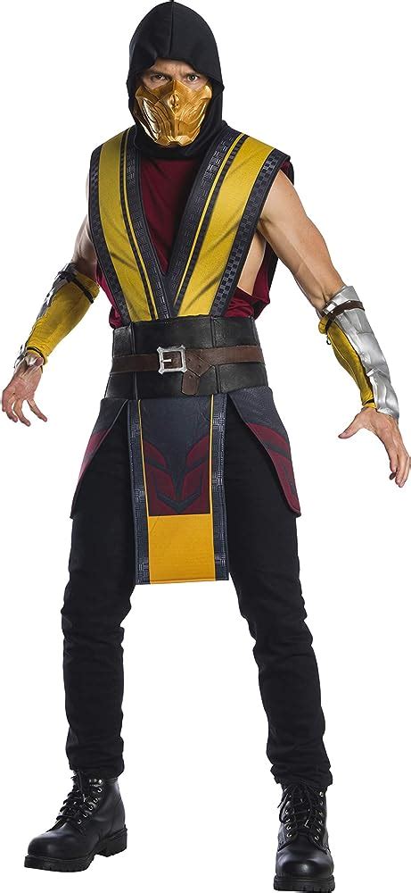 ACcosplay Mortal Kombat Movie 2021 Scorpion Costumes Mask Cosplay Ideas ...