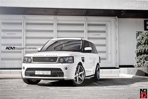 Striking Looks of White Range Rover Sport by ADV1 — CARiD.com Gallery