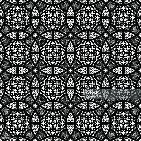 Black And White Wallpaper Pattern Stock Illustration - Download Image Now - 2015, Abstract ...