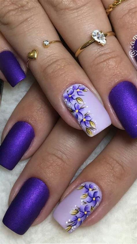 Pin by Marimar on adesivos | Purple nail art, Purple nails, Purple nail art designs