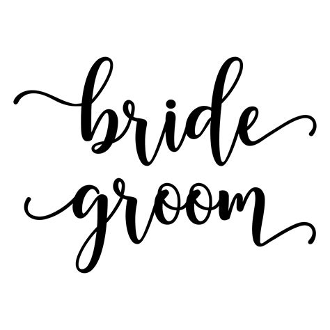 Bride and Groom Svg - Etsy