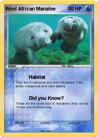 Pokémon West African Manatee - Habitat - My Pokemon Card