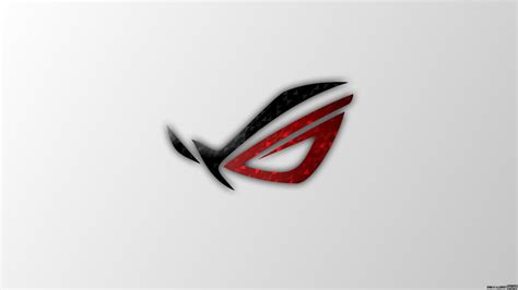 Asus ROG logo Republic of Gamers #Trixel white background #1080P #wallpaper #hdwallpaper # ...