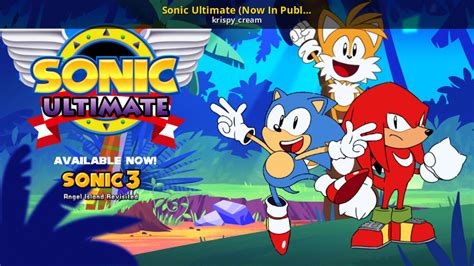 Sonic Ultimate (Now In Public Use) [Sonic 3 A.I.R.] [Mods]