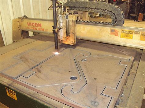 Custom Metal Fabrication on a CNC Burn Table - Elba, New York