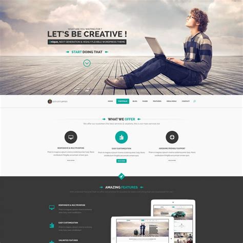 Startup Landing Page Template Free PSD – Download PSD