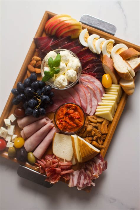 Beef Cheese Sausage Crackers Platters