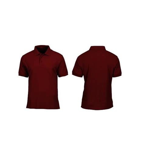 Polo Neck Maroon Matty T-shirts for Official and Personal Use | Delhi Digital Printing Service