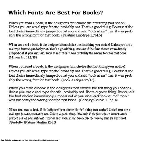 How to Choose a Font for Your Book Design | Book design, Cool fonts, Books