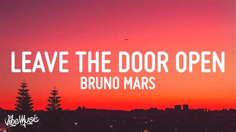 Bruno Mars Leave The Door Open Lyric : Marcelina Marceli89634214 ...