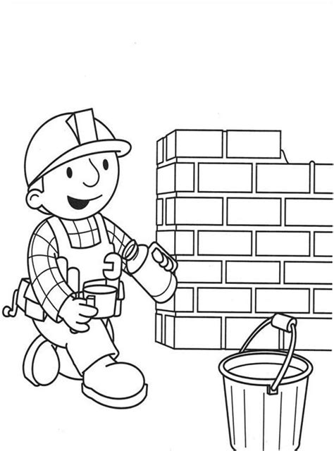 Free Printable Bob The Builder Coloring Pages For Kids