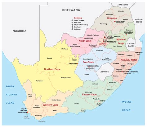 South African Provinces List